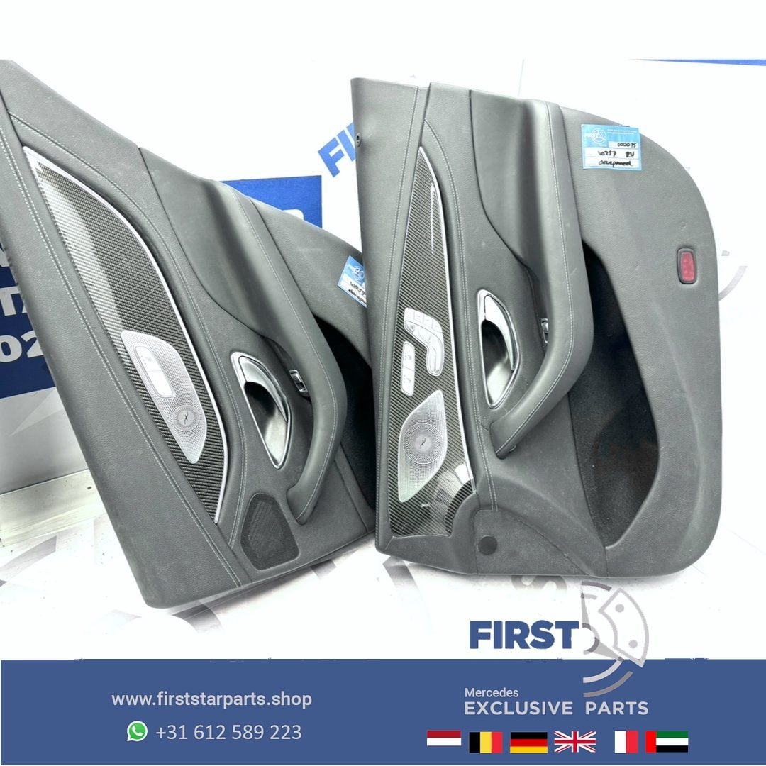 W257 C257 CLS KLASSE CARBON DEURPANEEL SET INTERIEUR LRVA PO, Gebruikt, -, Ophalen of Verzenden, -