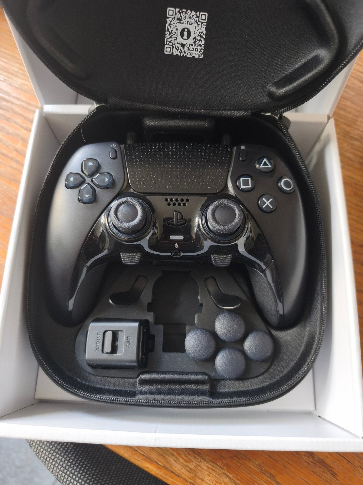 Manette dualsense edge, Ophalen