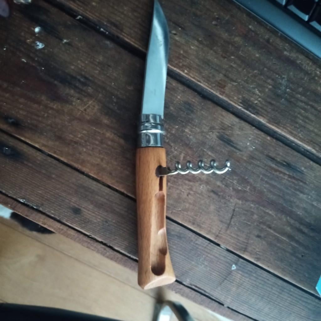 Opinel met kurkentrekker (n10), Enlèvement, Comme neuf
