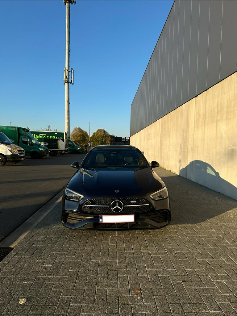 Mercedes C300 e AMG Line Blue night pack, Autos, Cuir, Euro 6, Alarme, Entretenue par le concessionnaire