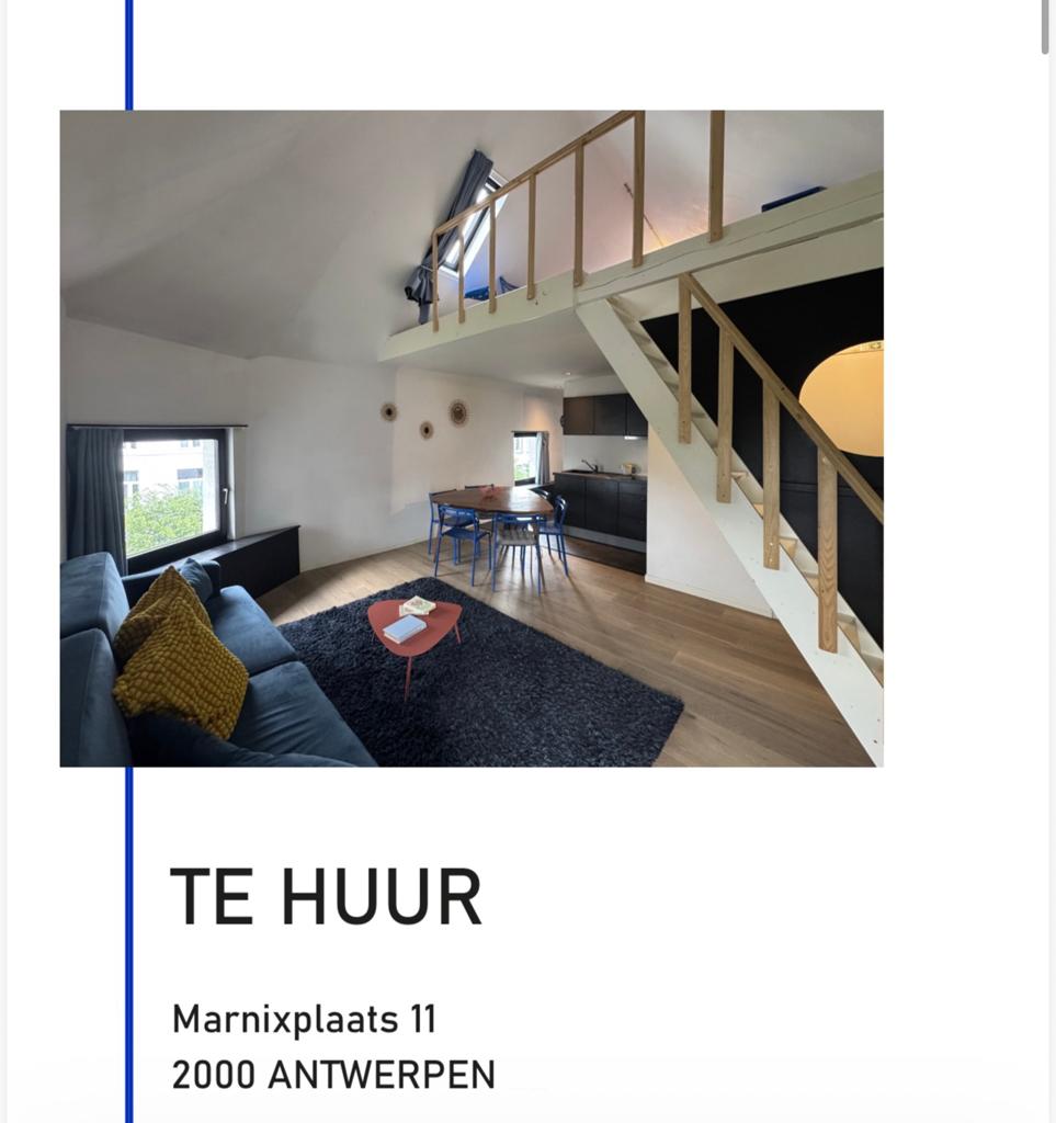 À LOUER DUPLEX MEUBLÉ ANTWERPEN ZUID, Immo, Appartements & Studios à louer