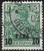 1 Postzegel Levant [Duitse postkantoren in Turkije] 1900, Ophalen of Verzenden, Duitse Keizerrijk, Gestempeld