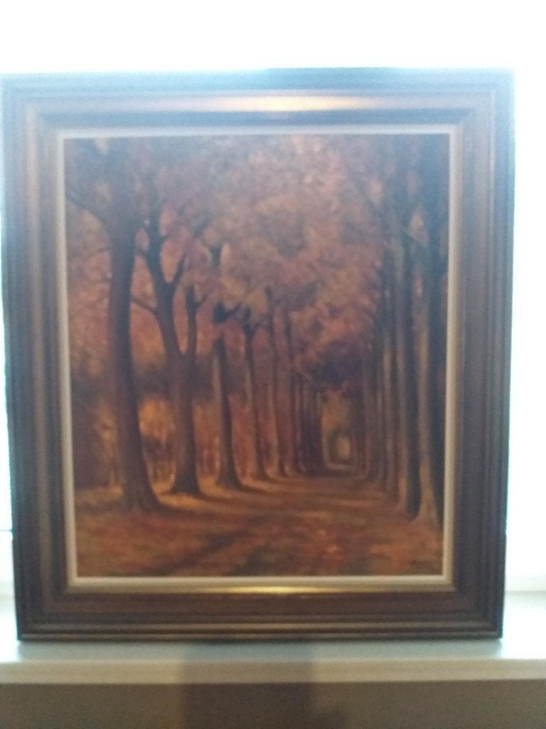 Schilderij op doek groot, Ophalen