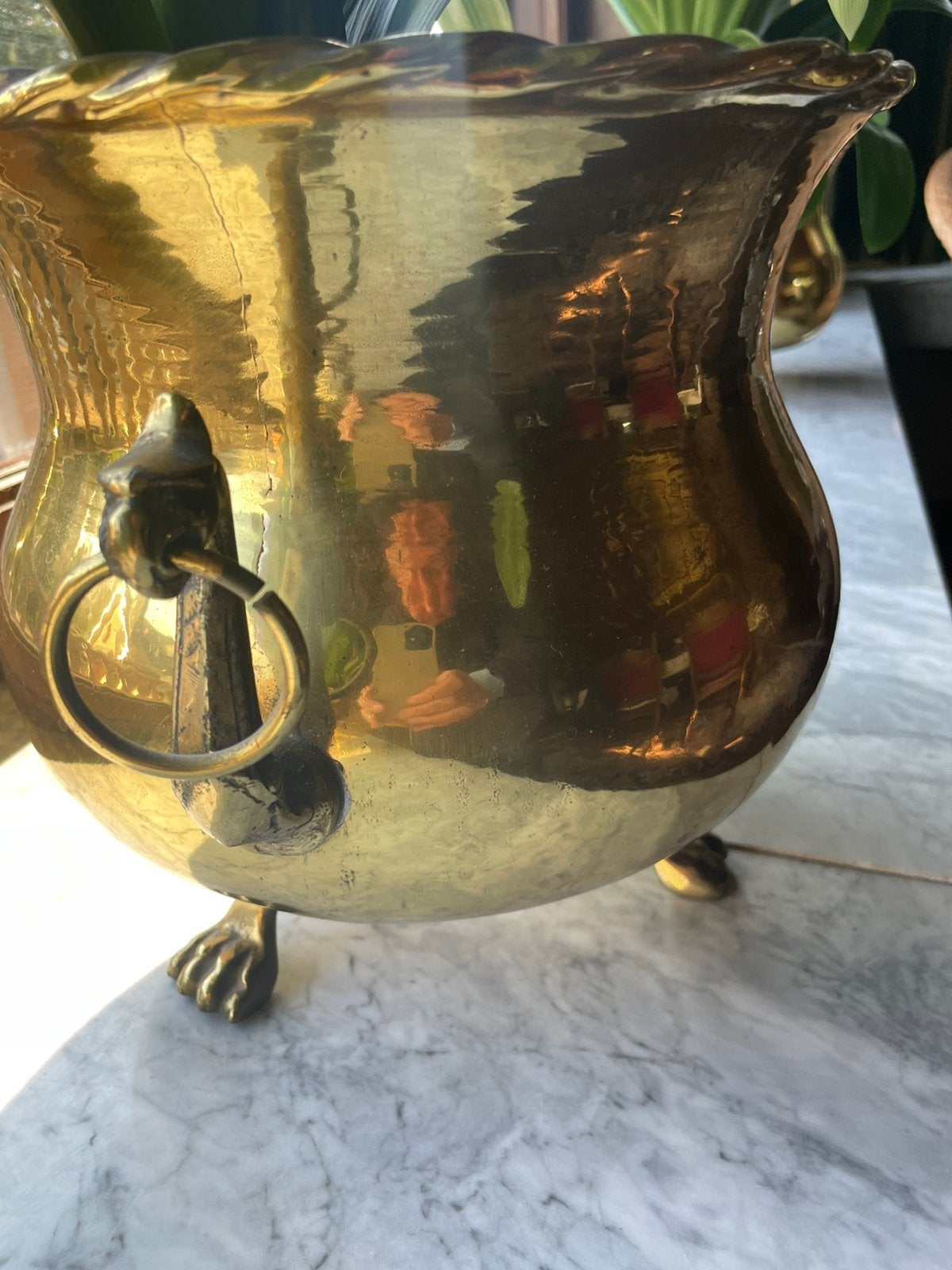 Dinanderie/ vintagekoperen cachepots/, Antiek en Kunst, Ophalen