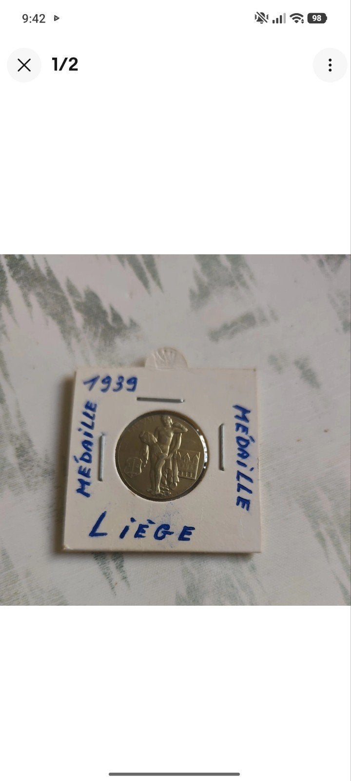 médaille belge, Enlèvement ou Envoi