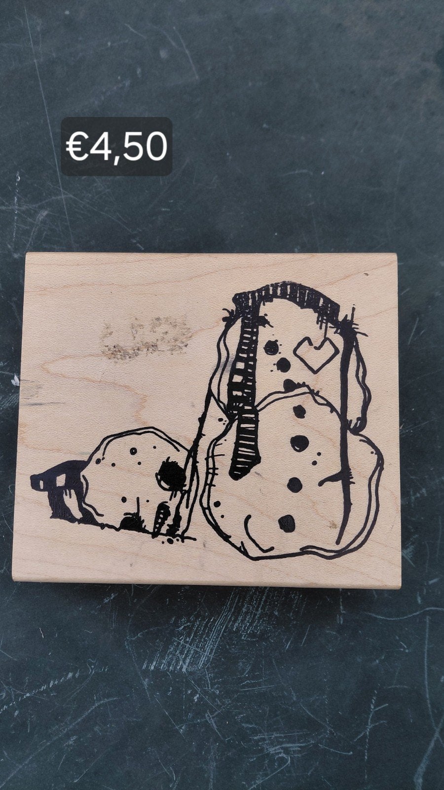 houten stempels, Ophalen, Nieuw, Houten stempel