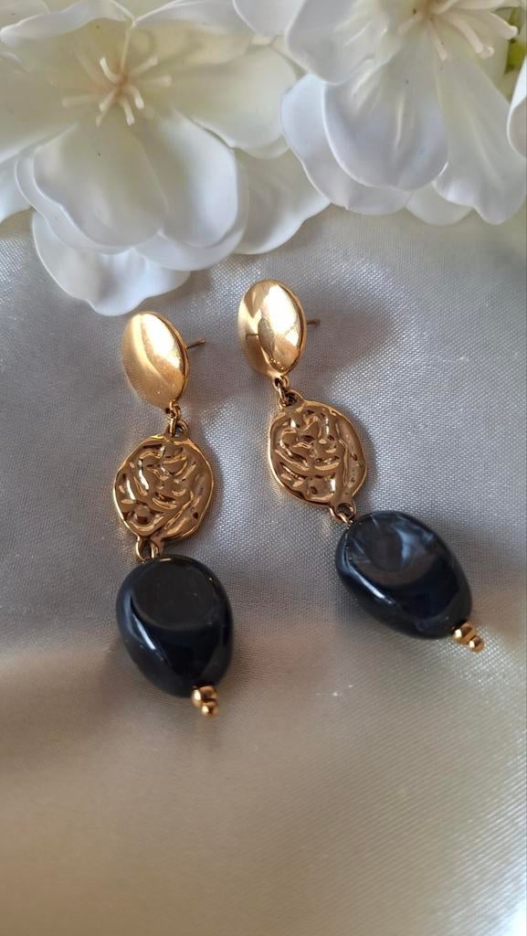 Boucles d'oreilles bohème tendance en acier inoxydable, Enlèvement ou Envoi
