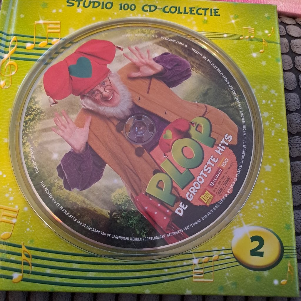 boekje en CD met teksten en liedjes van kabouter Plop, Boeken, Kinderboeken | Kleuters, Zo goed als nieuw, Jongen of Meisje, Ophalen of Verzenden