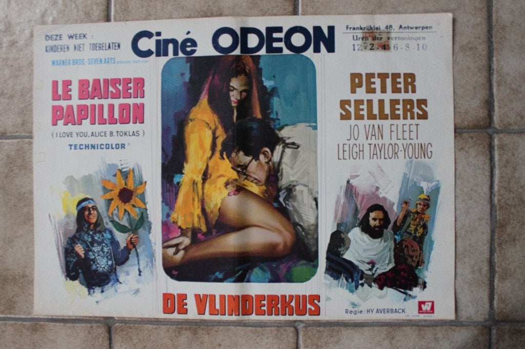 filmaffiche I Love You, Alice B. Toklas 1968 filmposter, Rechthoekig Liggend, Ophalen of Verzenden, Zo goed als nieuw, A1 t/m A3