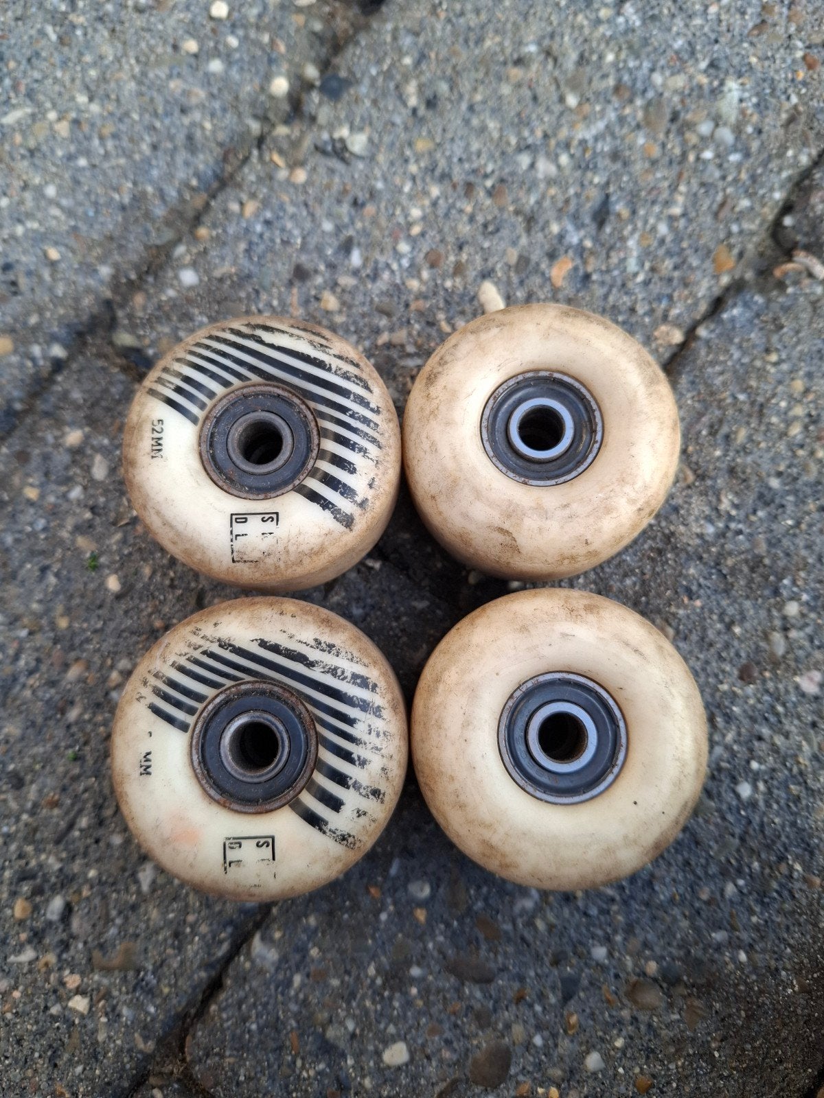 Skateboard skatedeluxe wielen met bairings, Ophalen, Skateboard