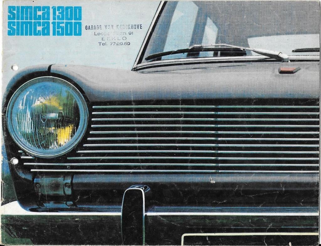 SIMCA 1300/1500  1963, Enlèvement ou Envoi, Utilisé, Autres marques