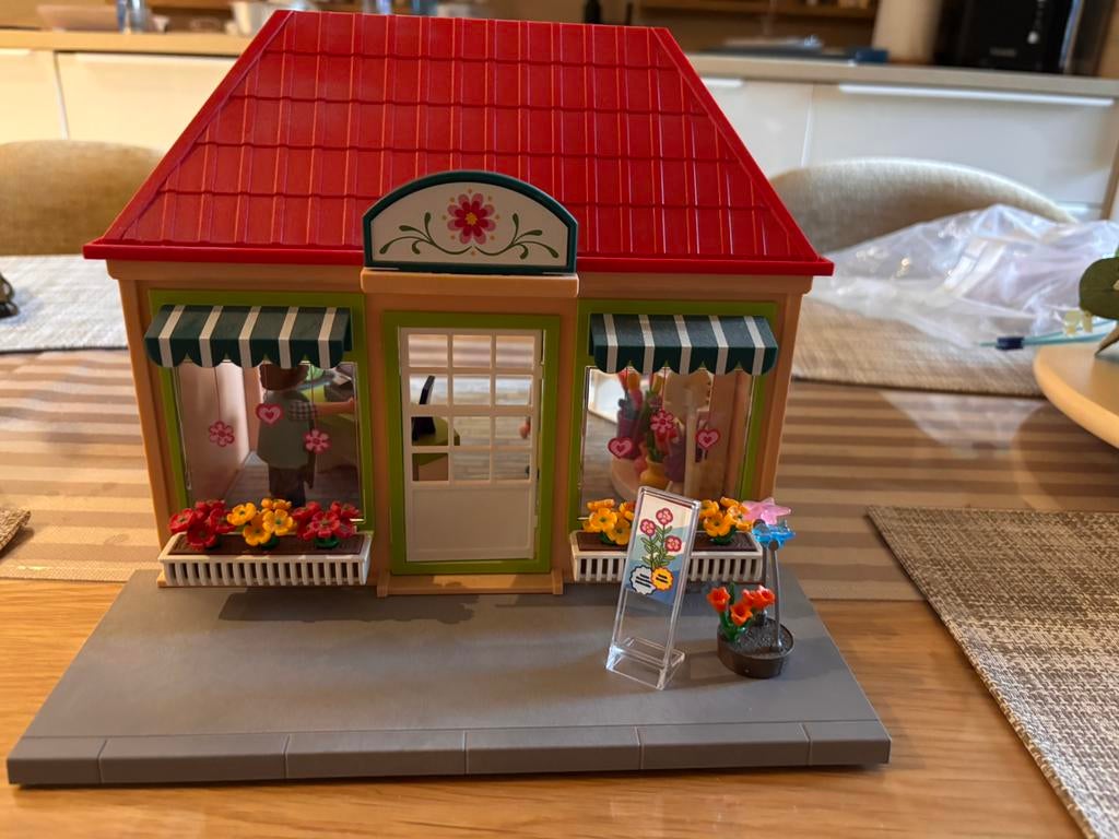 boutique de fleurs Playmobil amusante et colorée., Enlèvement, Comme neuf