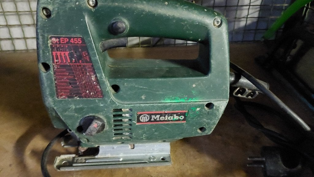 Scie sauteuse Metabo St EP 455 230V professionnelle, 600 à 1200 watts, Enlèvement, Utilisé, Scie sauteuse