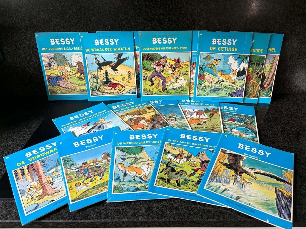Strips Bessy, Boeken, Willy Vandersteen, Ophalen of Verzenden, Zo goed als nieuw, Meerdere stripboeken