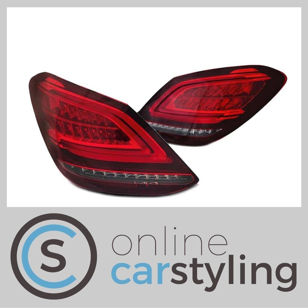 LED Achterlichten Mercedes C-Klasse W205 Sedan Rood Wit Ligh, Auto-onderdelen, -, Nieuw, Ophalen of Verzenden, -