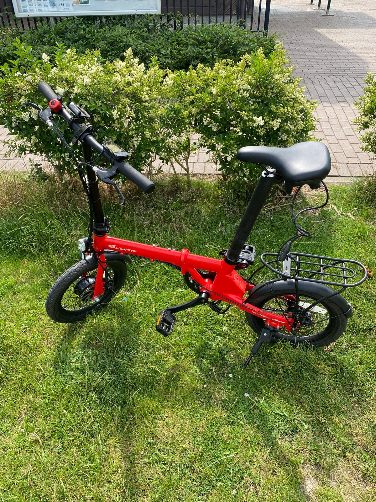 Swyff electrische plooifiets, Fietsen en Brommers, Ophalen, Zo goed als nieuw
