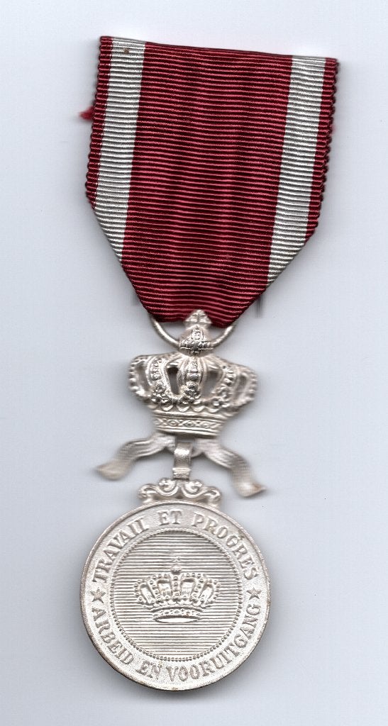 Medaille KROONORDE  zilver, Verzamelen, Verzenden, Overige soorten, Lintje, Medaille of Wings
