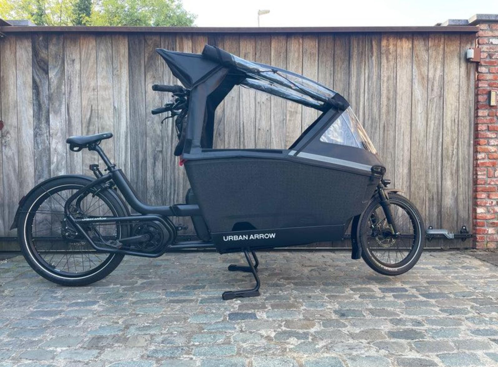 Urban Arrow FamilyNext Advanced Automatic 545Wh + Regenhuif, Fietsen en Brommers, Elektrisch, Zo goed als nieuw, 2 kinderen, Ophalen