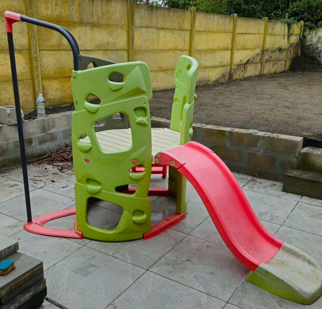 Smoby, air de jeu, tour d'escalade et toboggan, Enlèvement, Toboggan