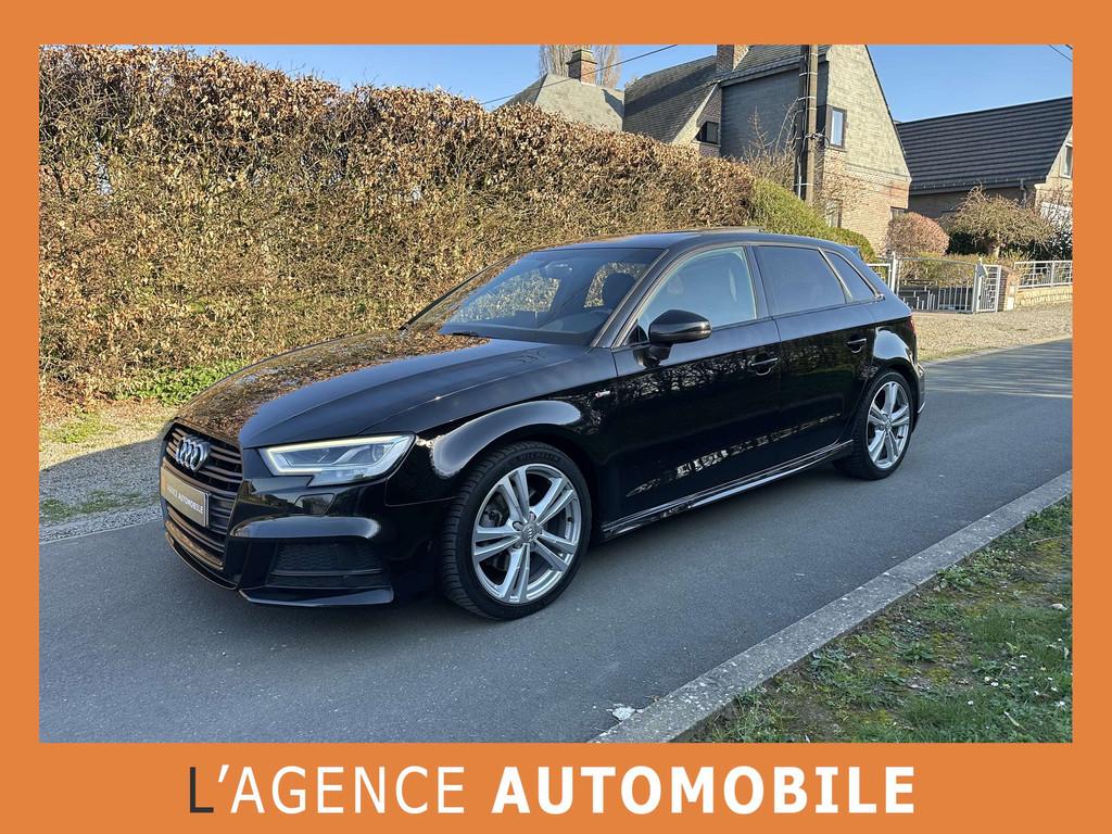 Audi A3 Sportback 40 TDi Quattro S tronic - 3x S Line, Gebruikt, 4 cilinders, Zwart, Bedrijf