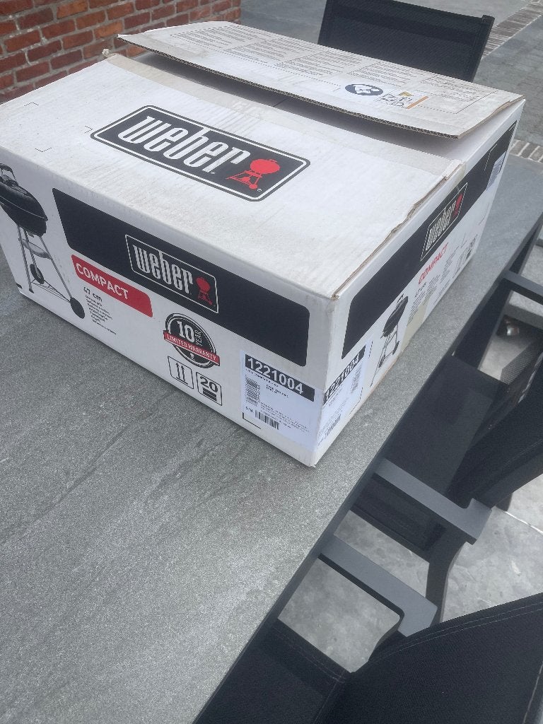 BBQ weber compact nieuw in doos, Tuin en Terras, Ophalen, Nieuw, Weber