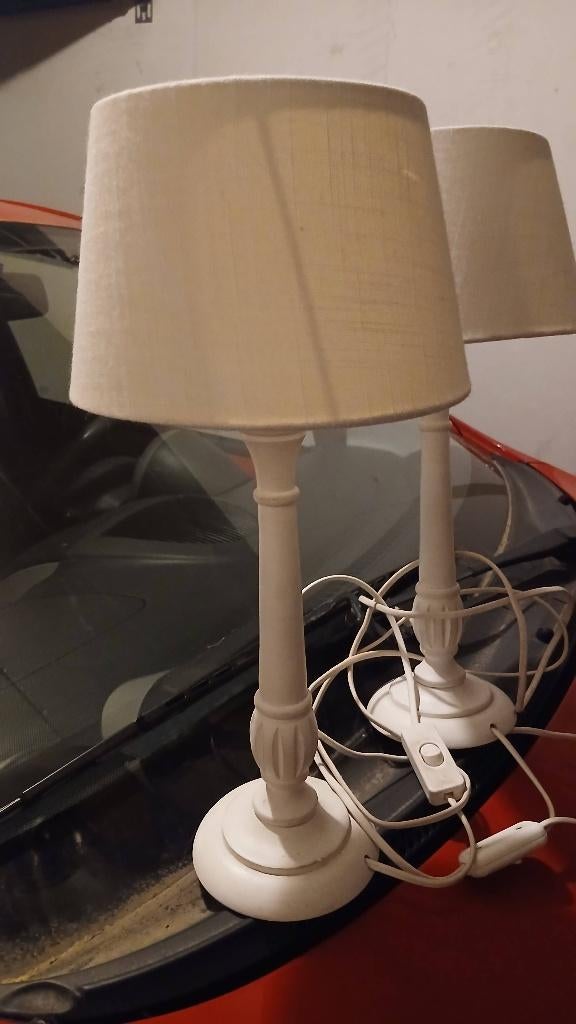 Lampes, Maison & Meubles, Moins de 50 cm, Enlèvement, Utilisé, Bois