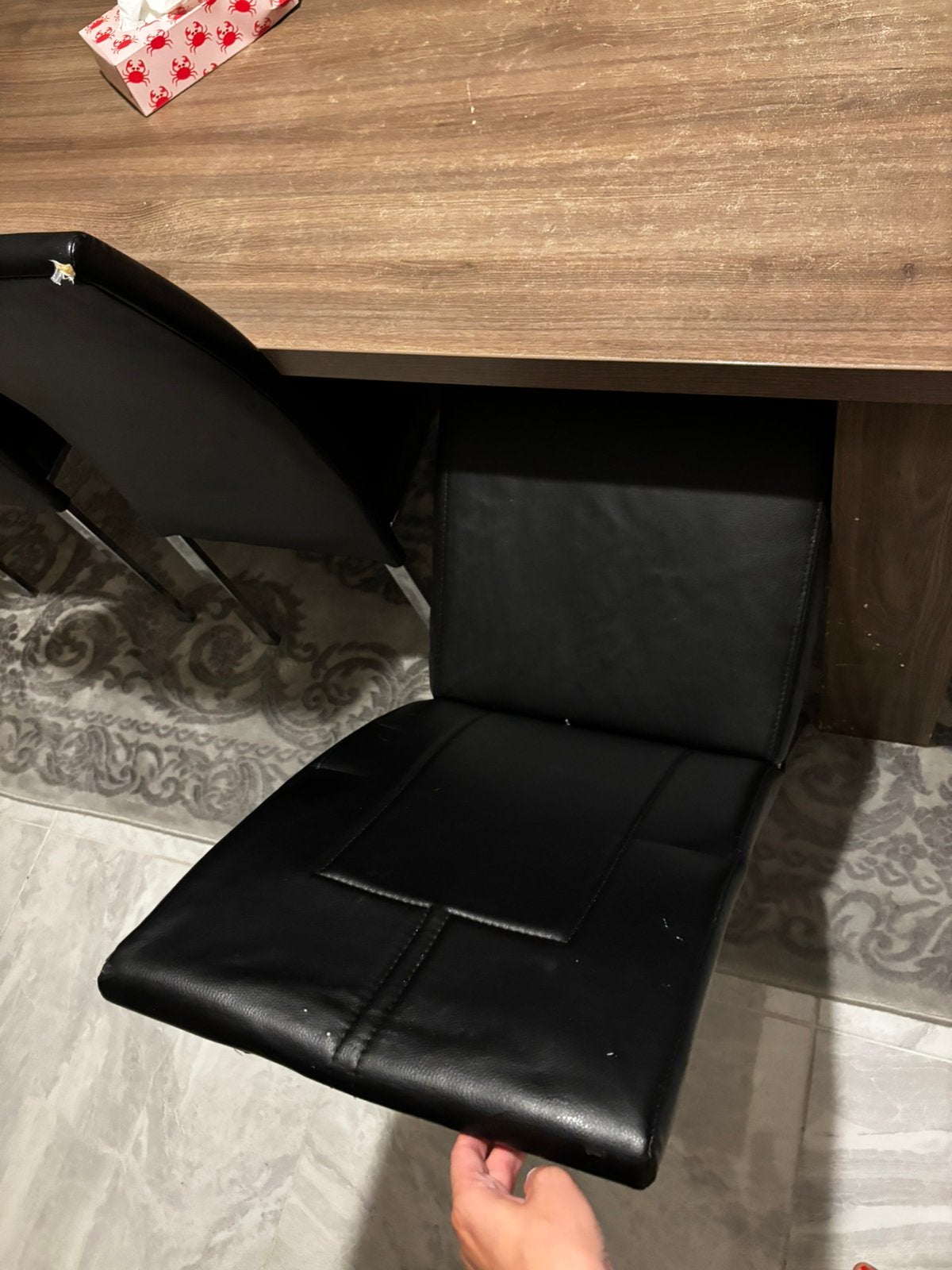 Tafel met 6 stoelen te koop, Ophalen, Zo goed als nieuw