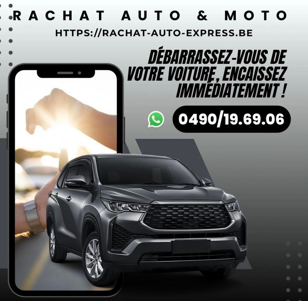Rachat auto et moto, Divers, Enlèvement ou Envoi, Comme neuf