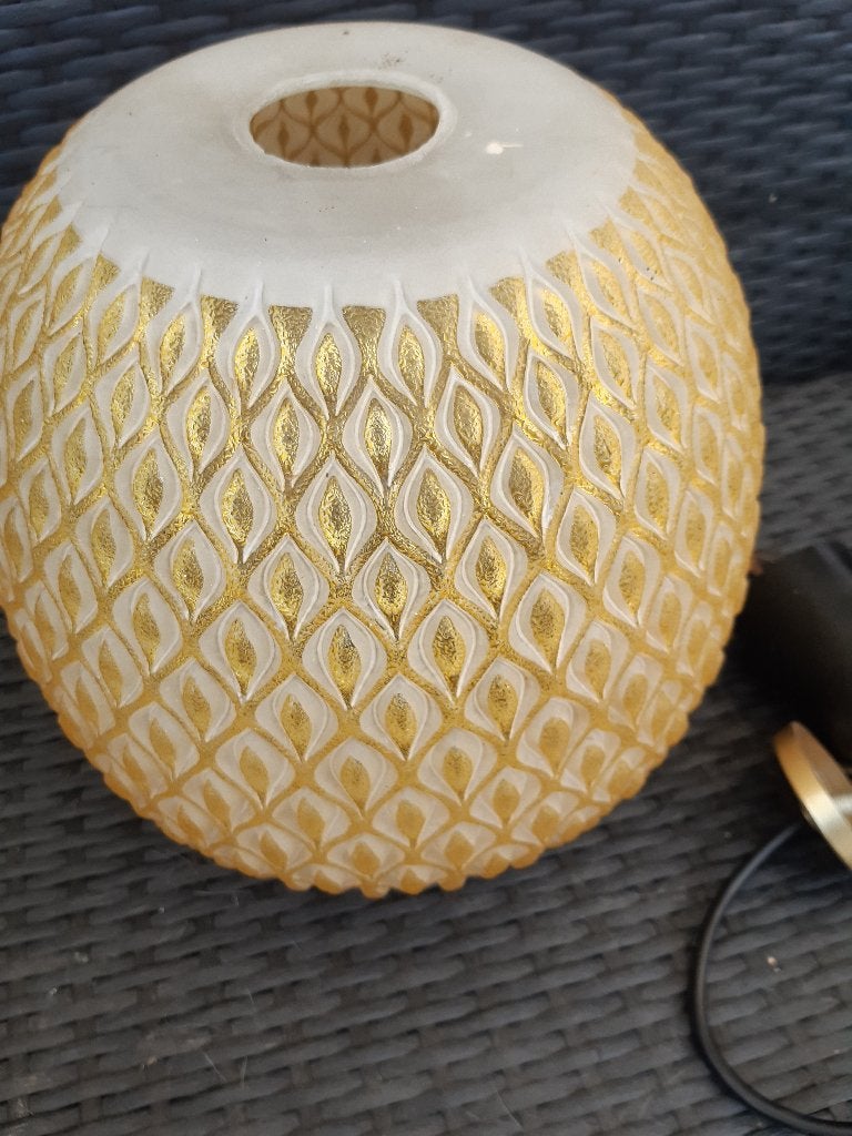 lustre, Maison & Meubles, Lampes | Lustres, Enlèvement, Utilisé, Verre, Année 1960