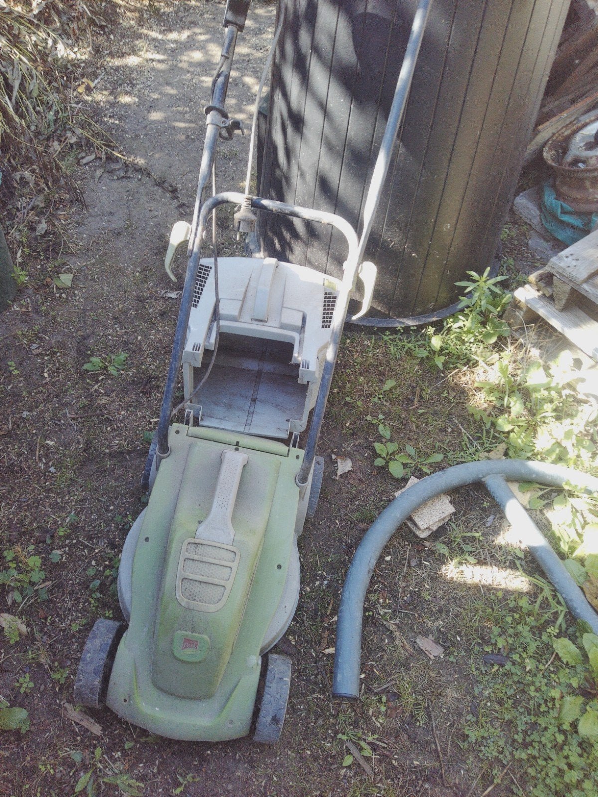 grasmachine elektrische central park, Gebruikt, Elektrische grasmaaier, Opvangbak, Ophalen