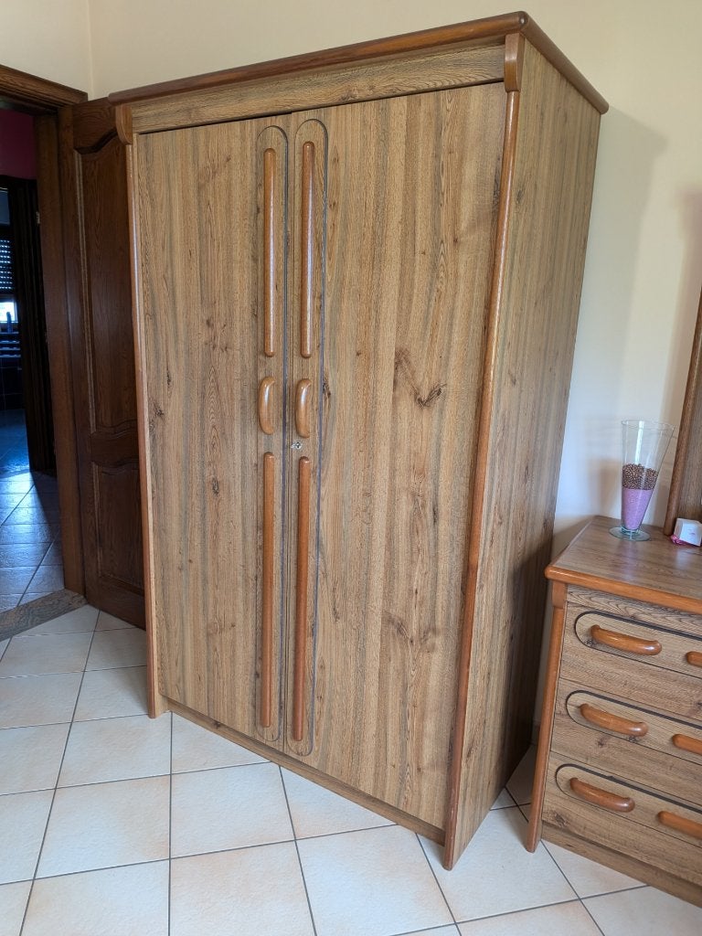 Armoire / penderie 2 portes pour Kot, 100 à 150 cm, Utilisé, Avec porte(s), Autres essences de bois