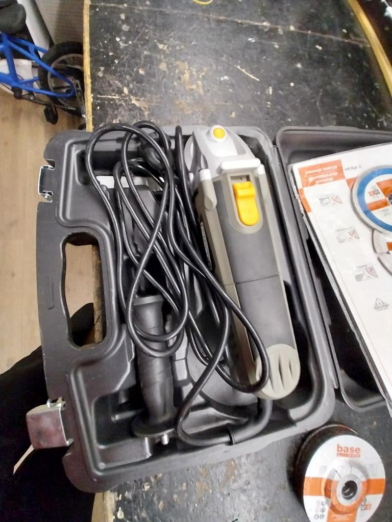 Haakse slyper rockwell met verschillende schyven 2maal gebru, Ophalen of Verzenden