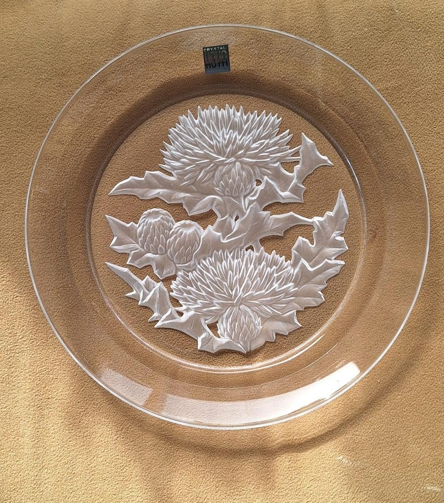Plat en cristal japonais, Antiquités & Art, Enlèvement