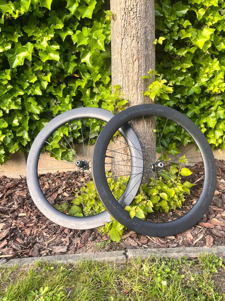 Ultegra c60 wielset, Fietsen en Brommers, Fietsonderdelen, Ophalen of Verzenden, Gebruikt, Wiel, Carbon