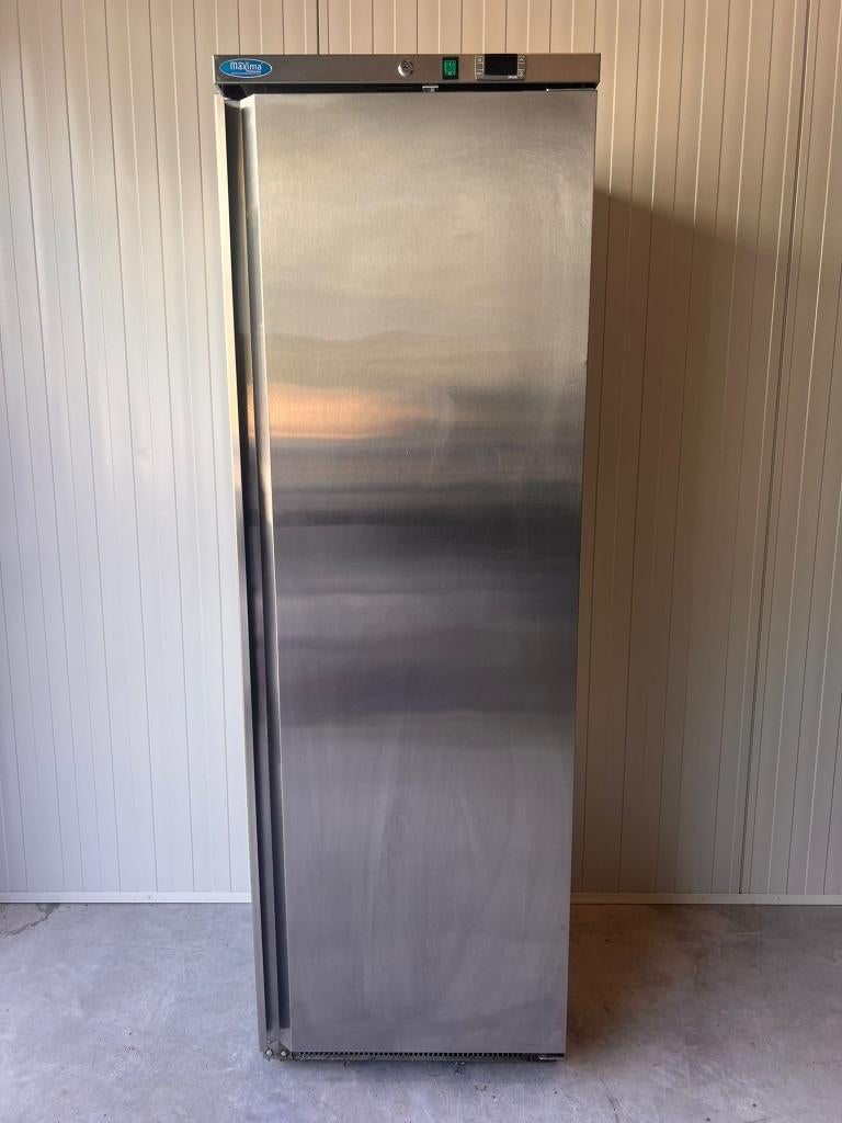 Réfrigérateur Maxima en acier inoxydable - 260 litres, Electroménager, Réfrigérateurs & Frigos, Reconditionné, Enlèvement