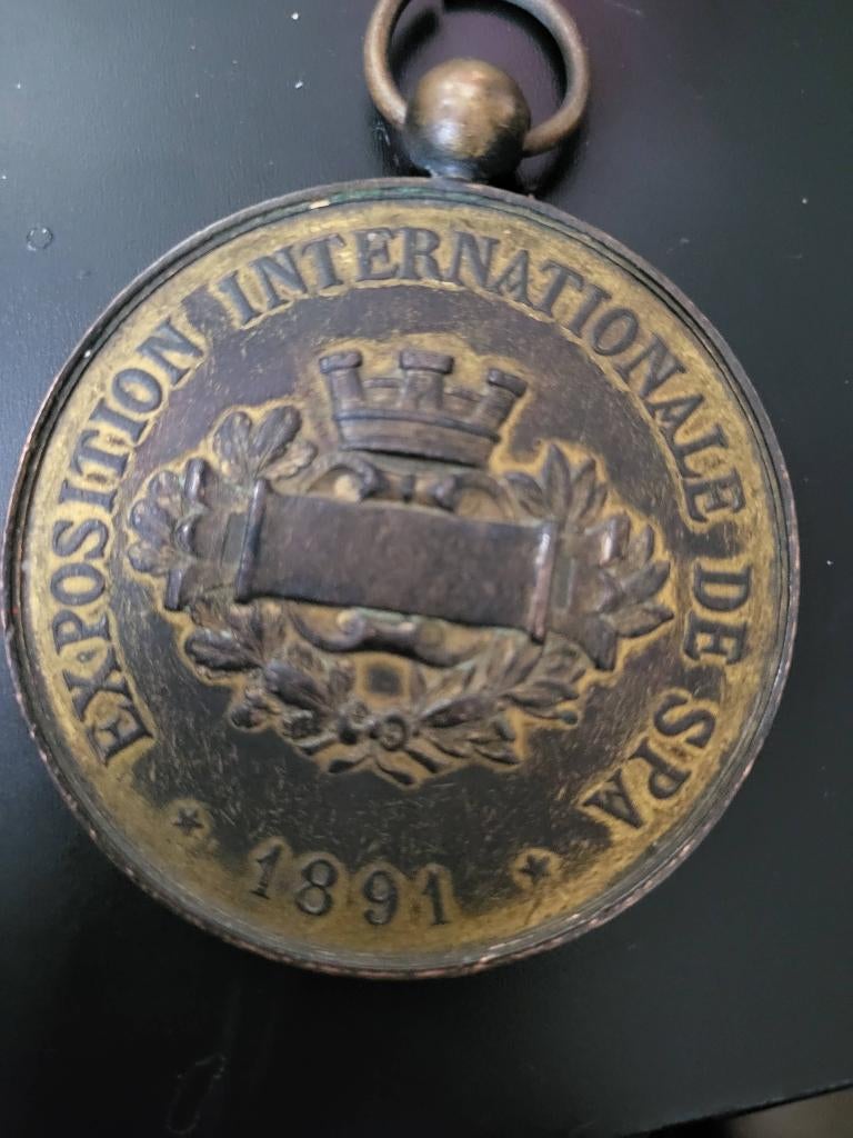 Medaille, Postzegels en Munten, Penningen en Medailles, Ophalen, Brons