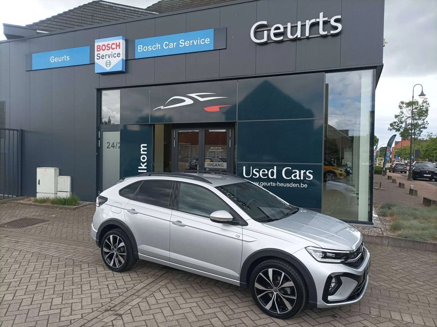 Volkswagen Taigo Taigo 1.0 TSI R-Line OPF DSG R-Line, Auto's, Volkswagen, Automaat, Stof, Gebruikt, Zwart