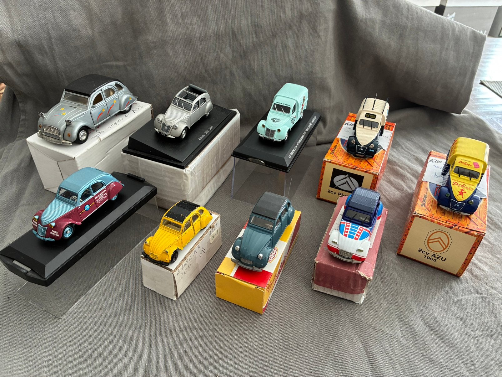 collection Citroën 2cv norev solido ixo vitesse, Enlèvement ou Envoi, Comme neuf, Norev
