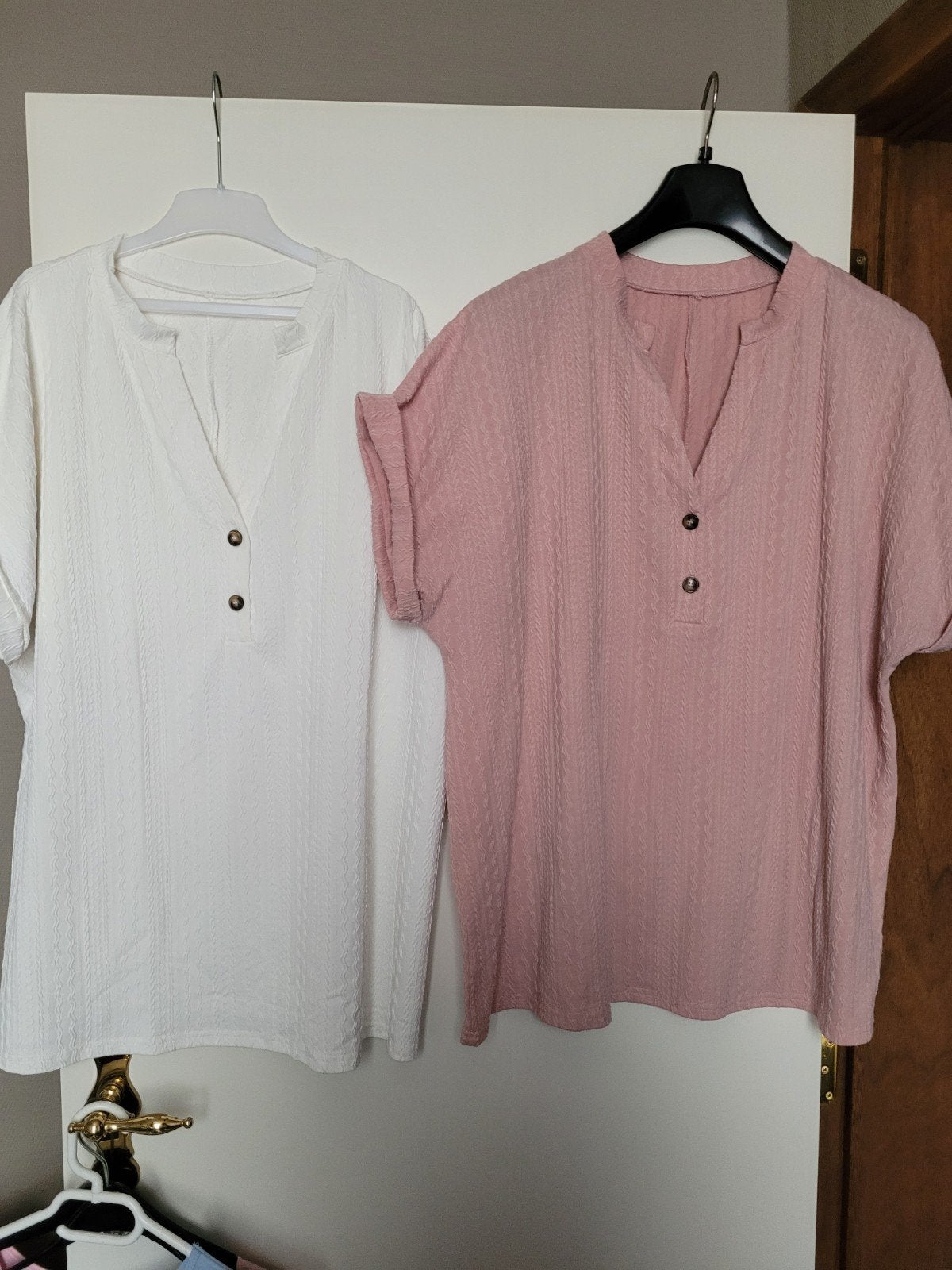Damestshirts  rose en beige maat 3xl nieuwstaat, Ophalen of Verzenden, Beige
