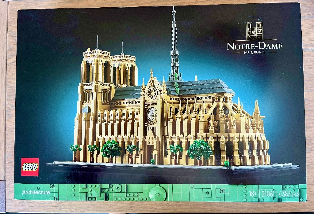 Lego 21061, Notre Dame de Paris, complet+boîte+notice, Enlèvement ou Envoi, Lego, Ensemble complet, Architecture