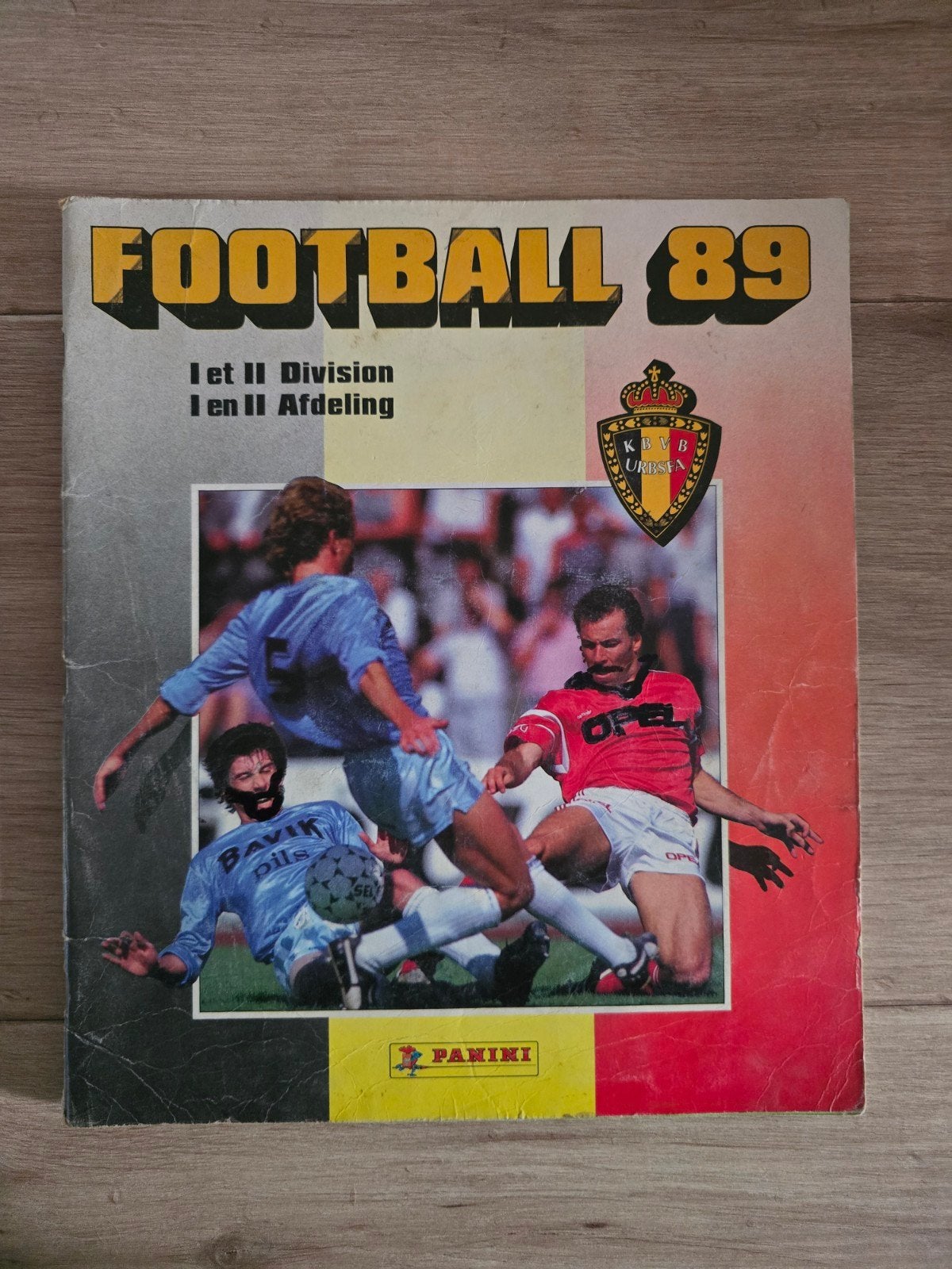 Album Panini Football 89 België 1988-1989 394/446 afbeelding, Ophalen of Verzenden, Gebruikt, Meerdere stickers
