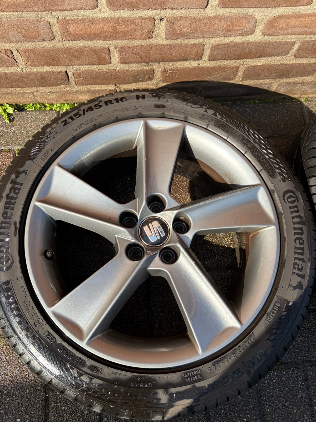 Antraciete aluminium sport velgen, Auto-onderdelen, Banden en Velgen, Ophalen, 16 inch, Banden en Velgen, Personenwagen