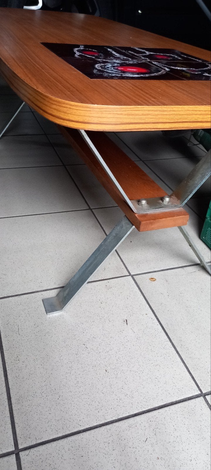 mooi vintage houten tafeltje, Antiek en Kunst, Ophalen
