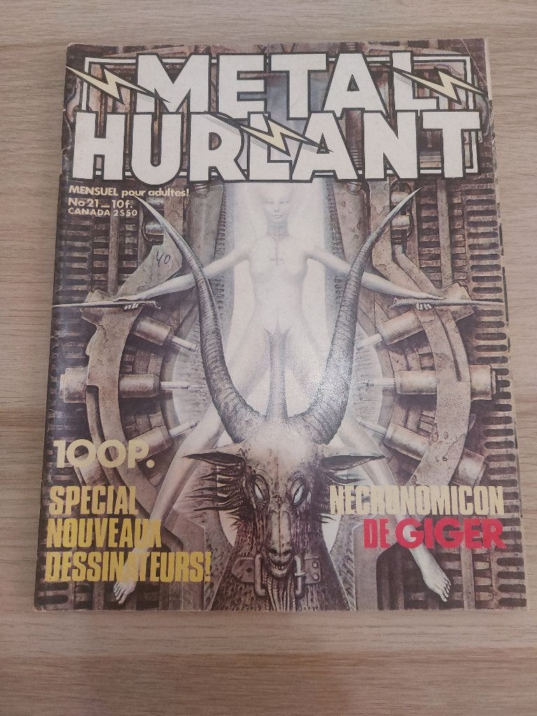Bande dessiner Metal Hurlant, Livres, BD, Une BD, Enlèvement, Utilisé