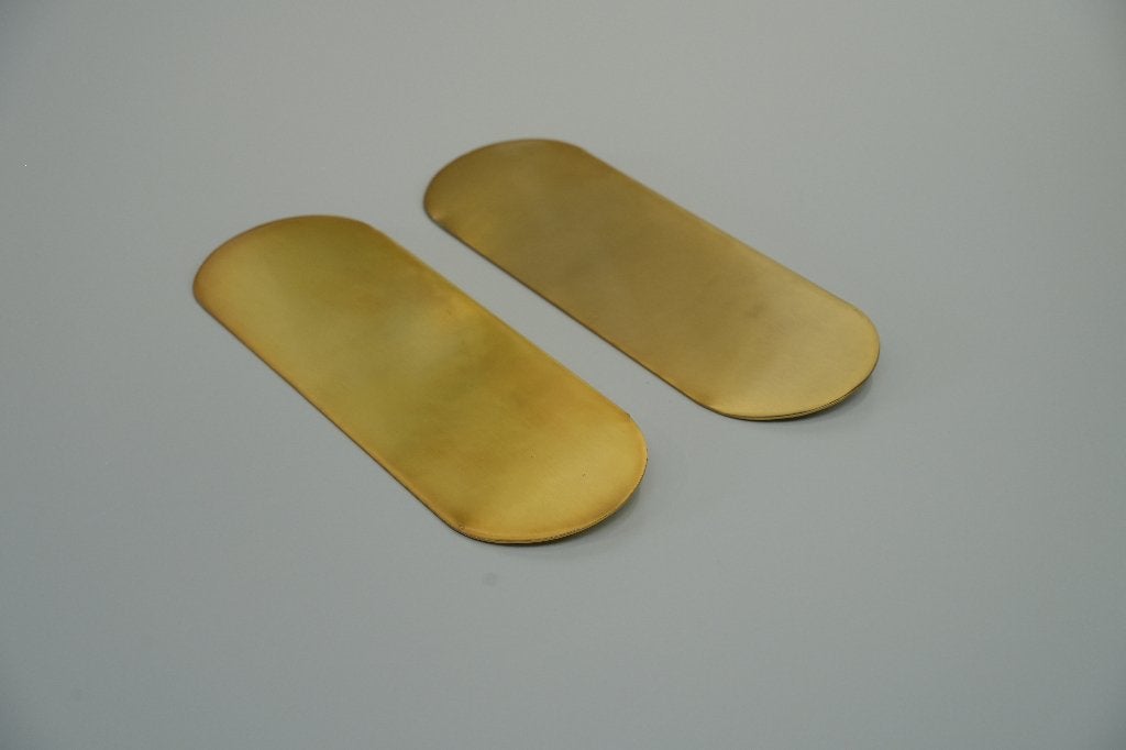 Set van 2 goudkleurige wandplankjes, Ophalen, Zo goed als nieuw