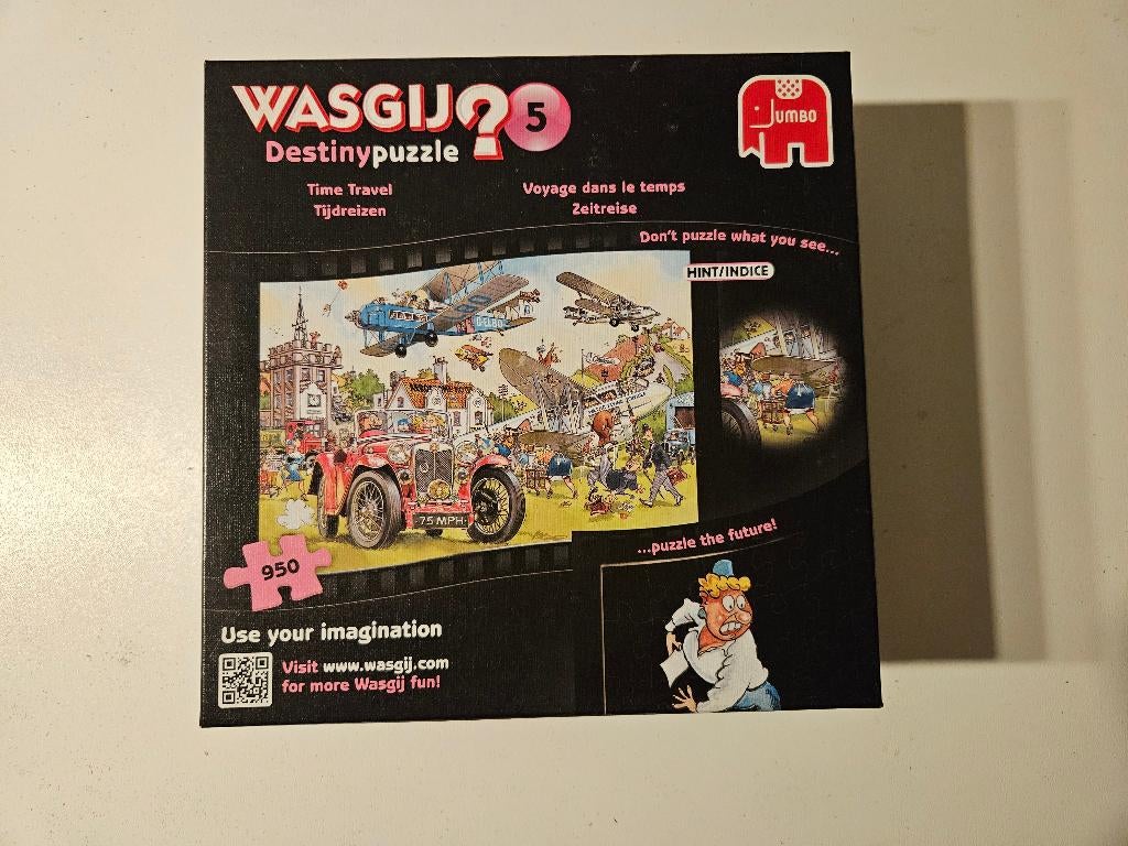 Puzzel Jumbo 950 stukjes Wasgij destiny 5, Enlèvement ou Envoi, 500 à 1500 pièces, Utilisé, Puzzle