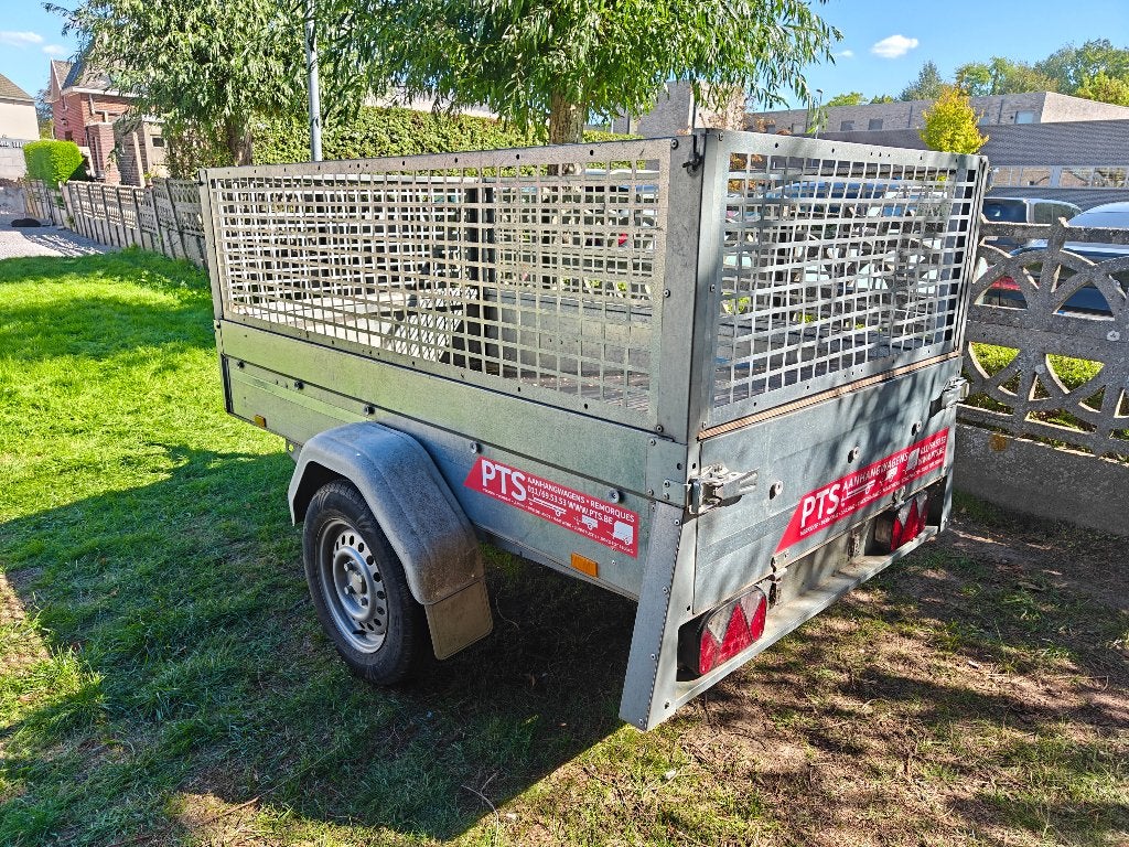 Enkelas hand kipper L2,10m B1,20m loofrekken 750kg werk aan, Enlèvement, Utilisé