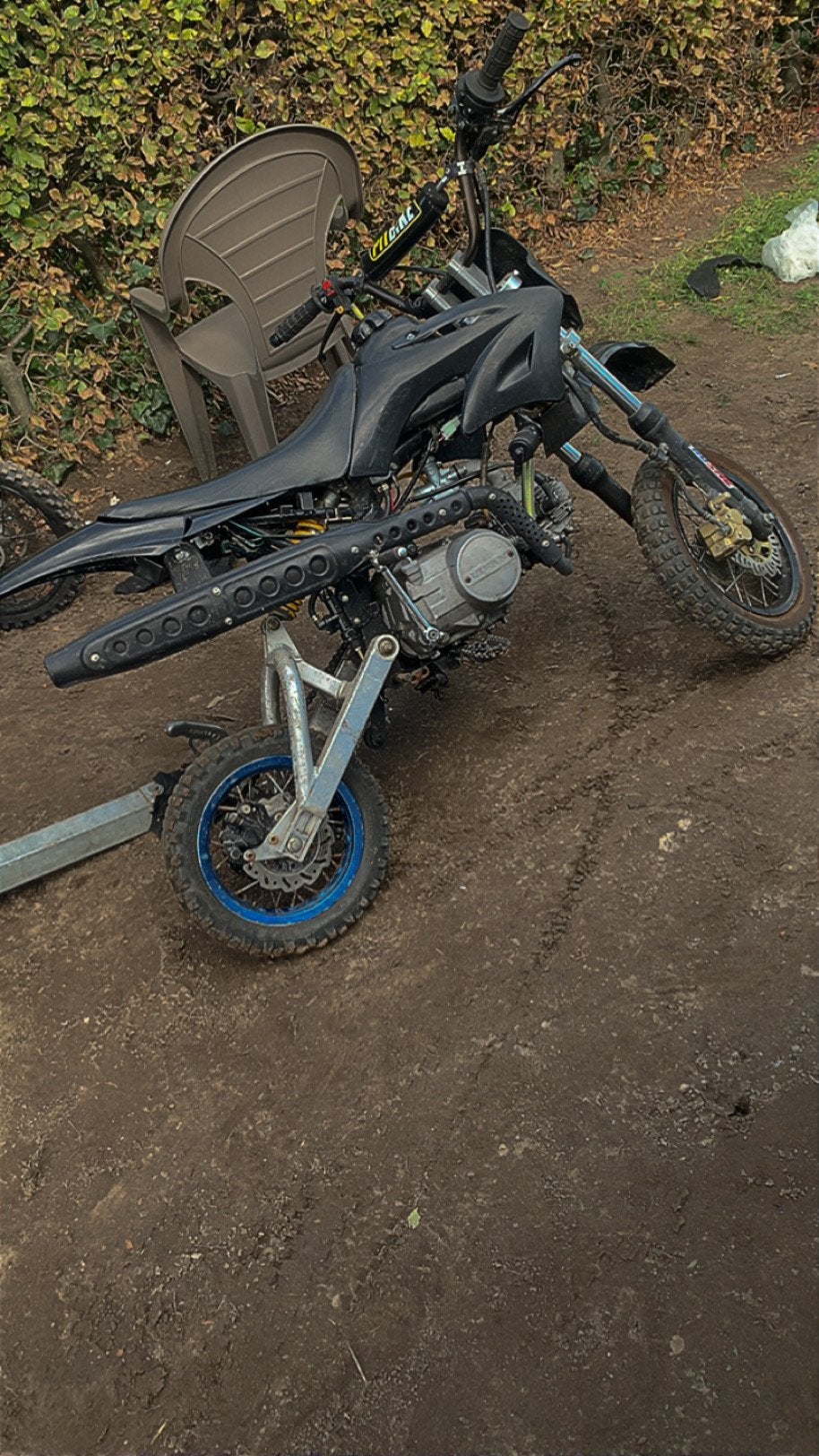 pitbike, Ophalen, Zo goed als nieuw, Pitbike
