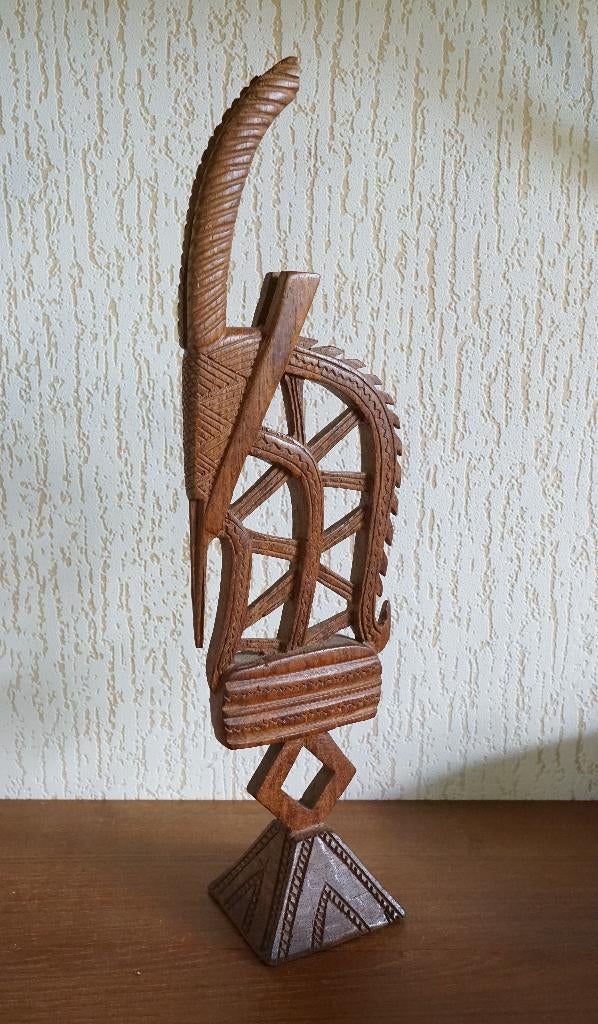 Afrikaans Bambara houtsculptuur, Antiek en Kunst, Ophalen of Verzenden