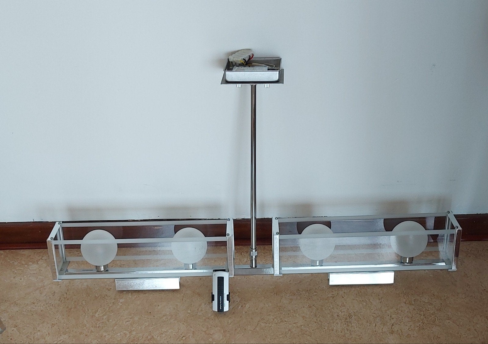 suspension contemporain linéaire Hinkley latitude Led avec t, Maison & Meubles, Enlèvement, Suspension, Avec télécommande